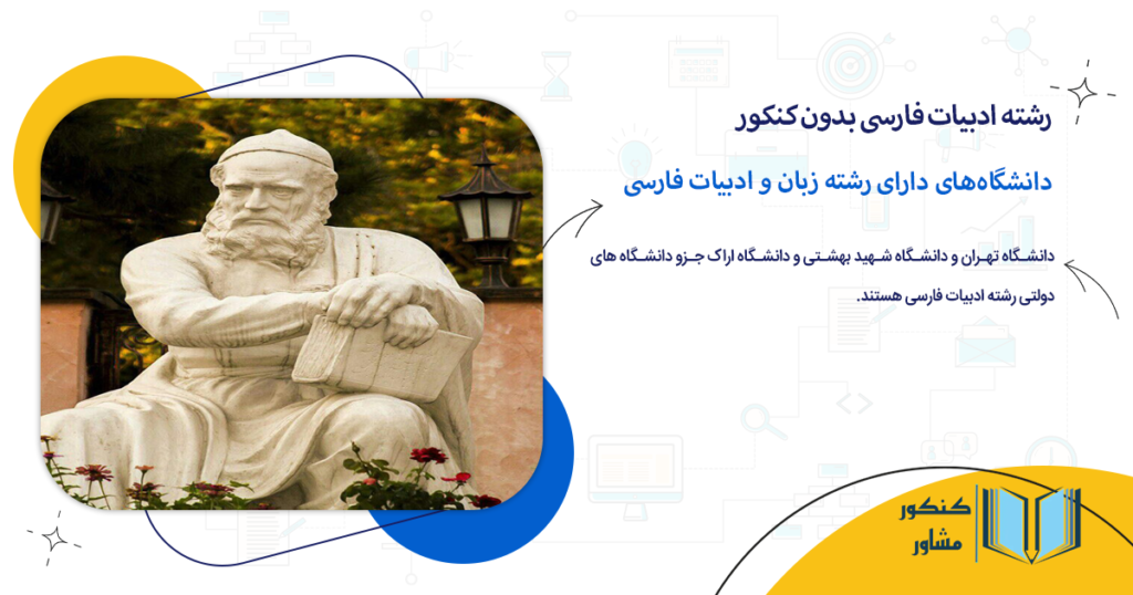 دانشگاههای دارای رشته زبان و ادبیات فارسی