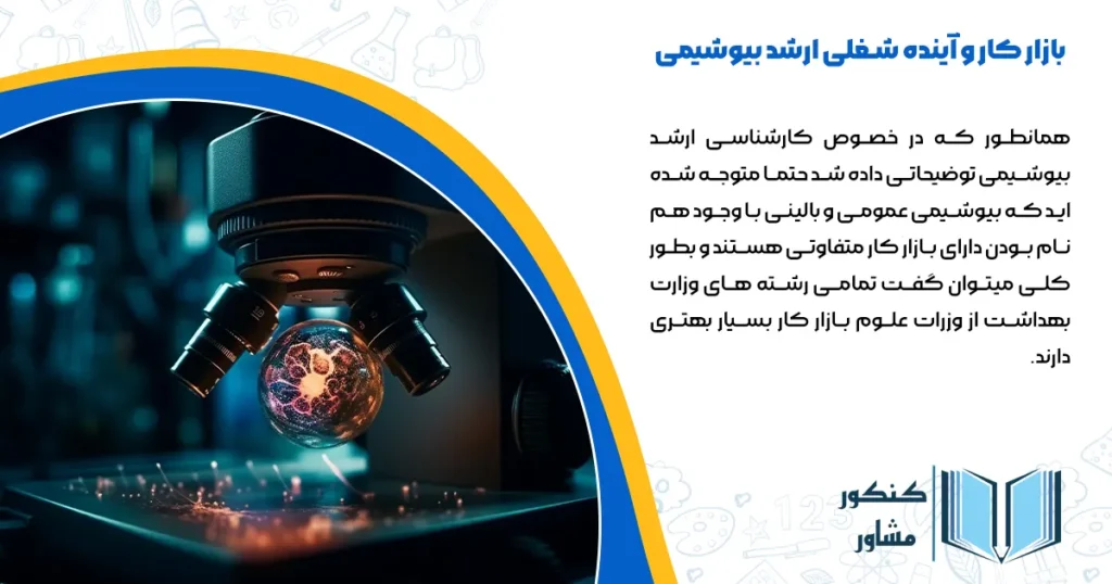 بازار کار و آینده شغلی ارشد بیوشیمی