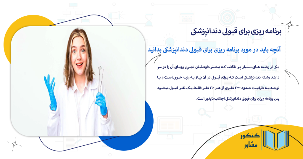 آنچه باید در مورد برنامه ریزی برای قبولی دندانپزشکی بدانید