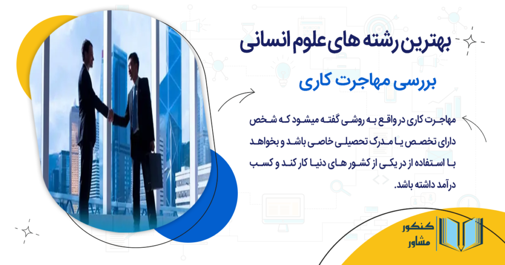 بهترین رشته های انسانی برای مهاجرت کاری