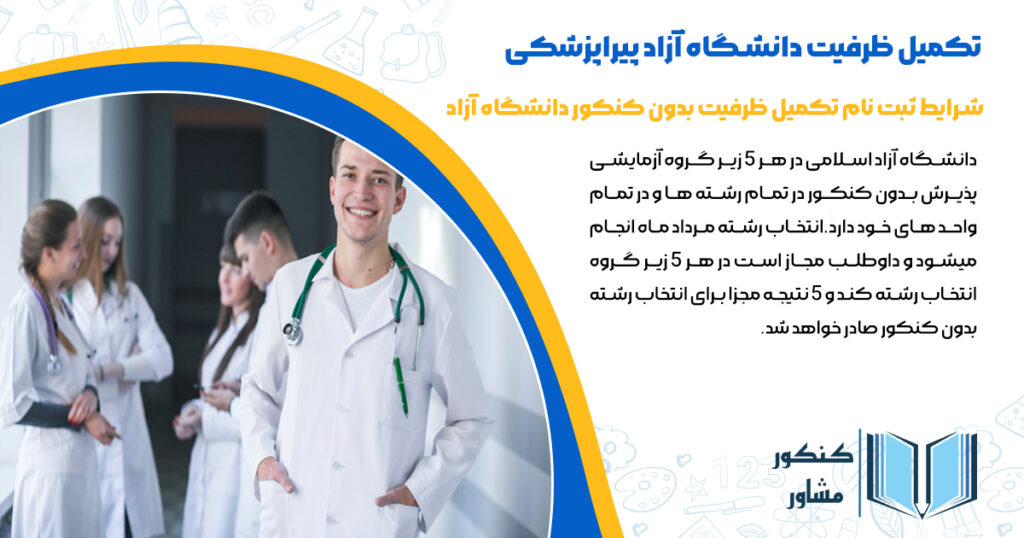 شرایط ثبت نام تکمیل ظرفیت بدون کنکور دانشگاه آزاد