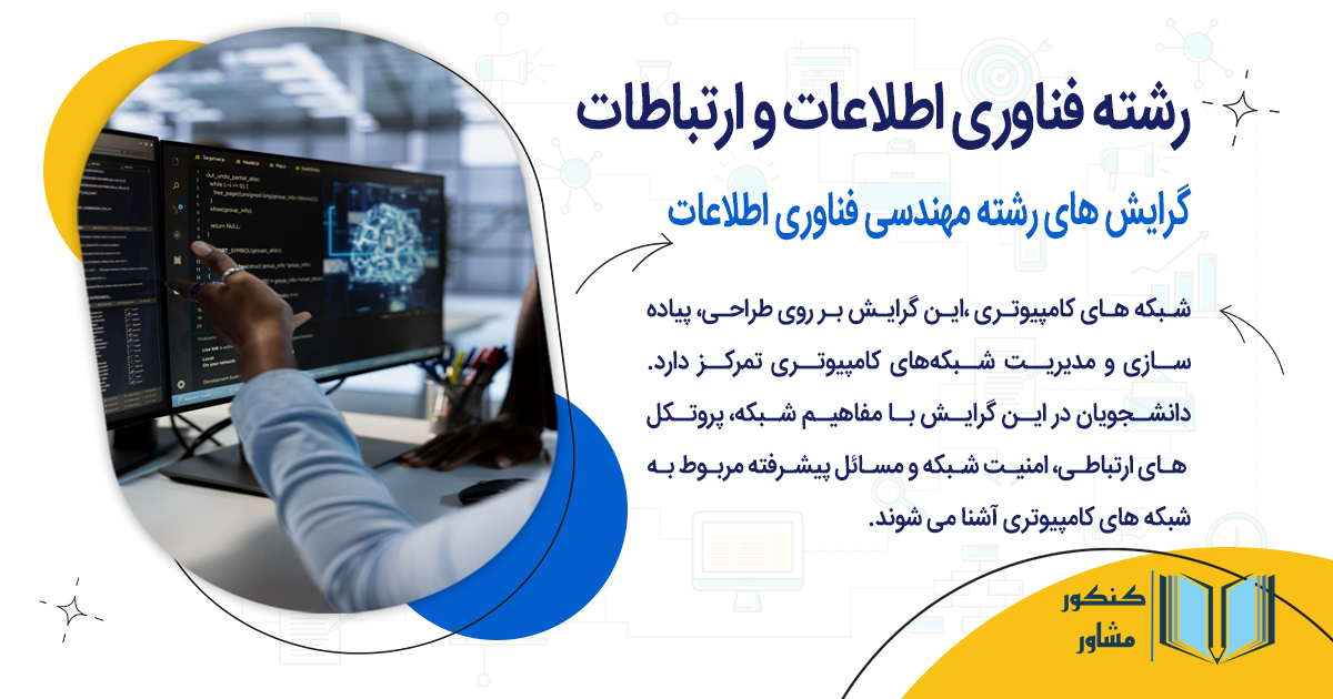 گرایش های رشته مهندسی فناوری اطلاعات