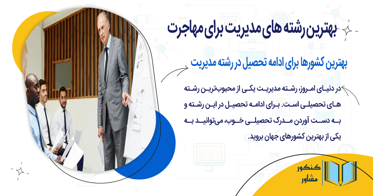 بهترین کشورها برای ادامه تحصیل در رشته مدیریت