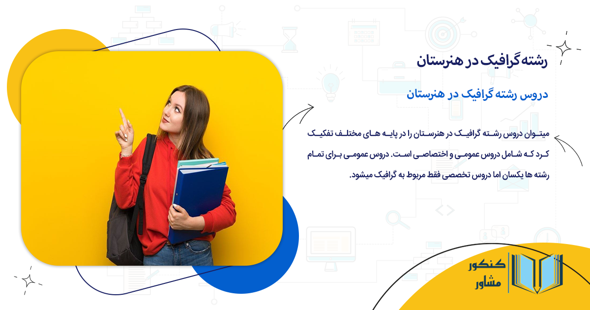 دروس رشته گرافیک در هنرستان