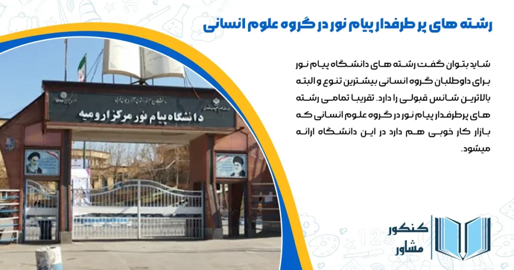 رشته های پر طرفدار پیام نور در گروه علوم انسانی