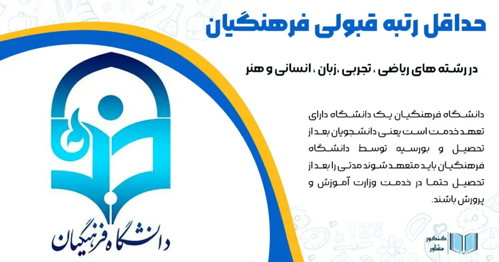 آخرین رتبه قبولی دانشگاه فرهنگیان