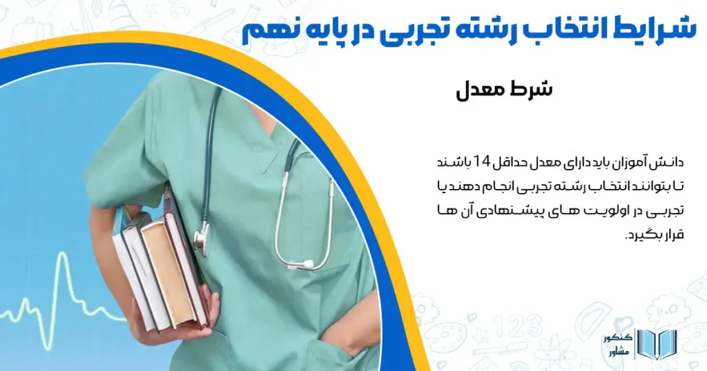 شرایط انتخاب رشته تجربی در پایه نهم