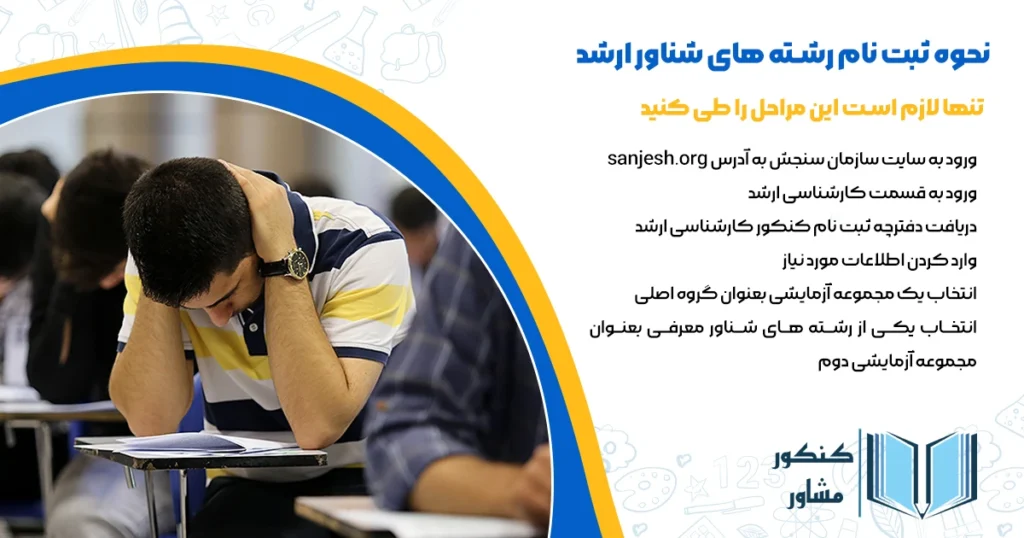 نحوه ثبت نام رشته های شناور ارشد