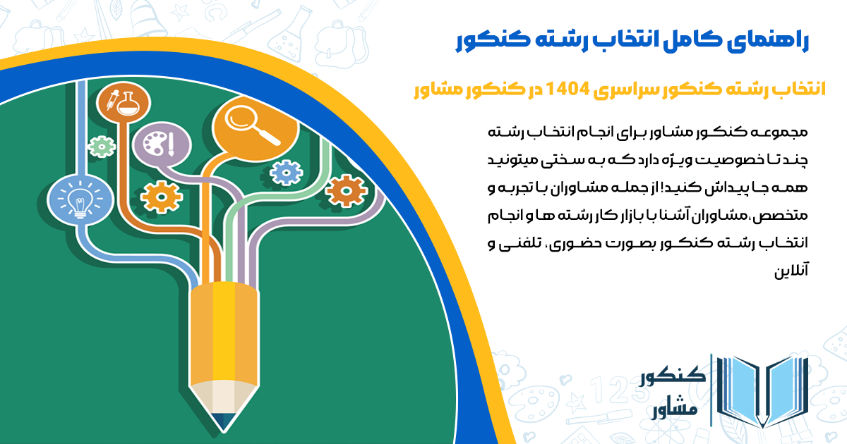 انتخاب رشته کنکور سراسری 1404 در کنکور مشاور