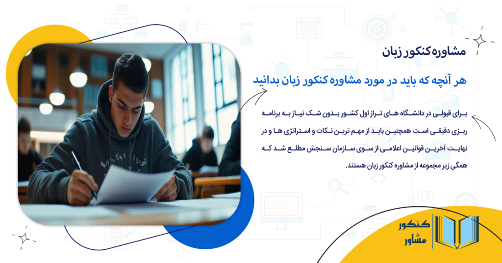 هر آنچه که باید در مورد مشاوره کنکور زبان بدانید