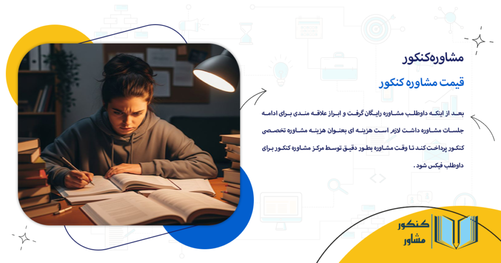 قیمت مشاوره کنکور