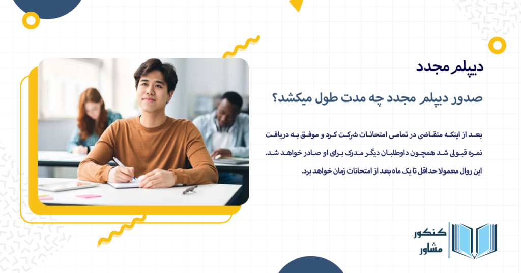 صدور دیپلم مجدد چه مدت طول میکشد؟