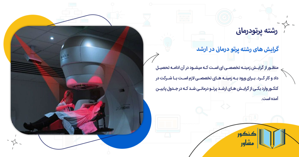 گرایش های رشته پرتو درمانی در ارشد